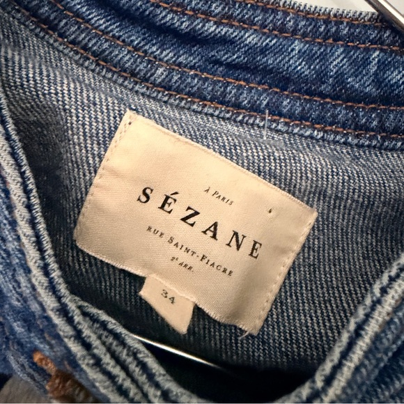 Sezane Alberta Dress - Denim - Picture 5 of 8